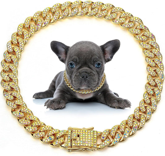 Dog Chain Crystal Jewelry