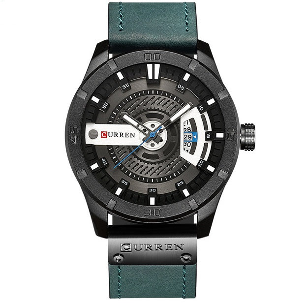 Military Sports Quartz Leather Watch