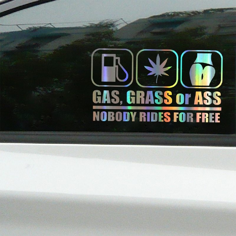 Reflective car sticker