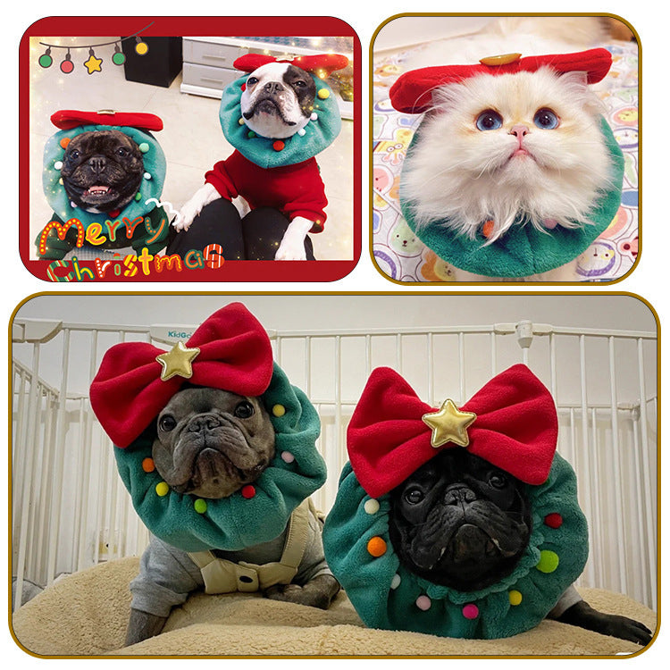 Christmas Pet Bow-knot Collar Friendly To Skin