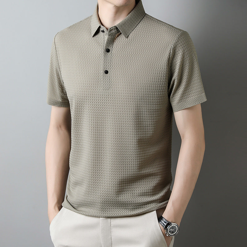 Casual Polo Collar Polo Shirt