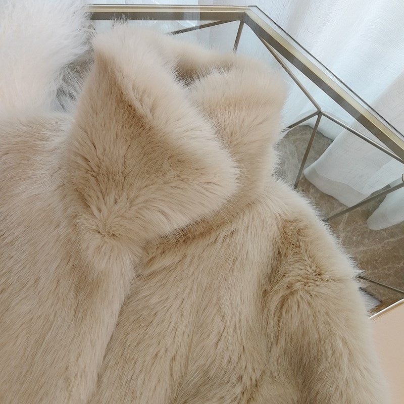 Thin And Thick Warm Fur Coat