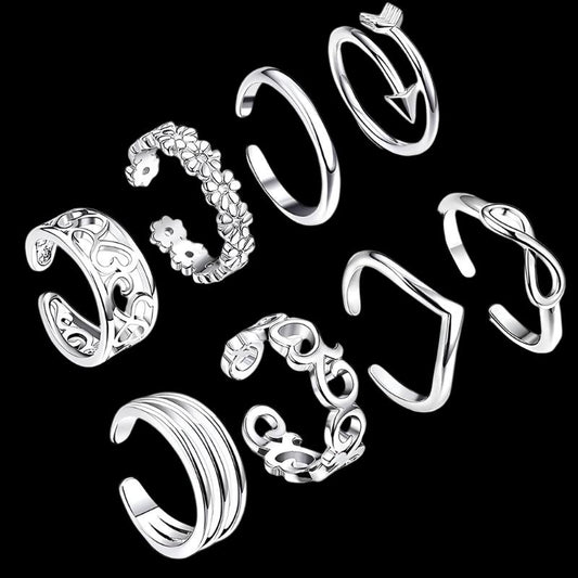 Feet Rings Foot Personality Charm Rose Simple Rings Women's   Rings