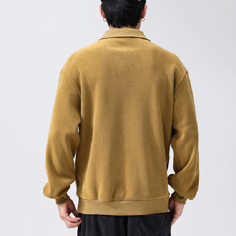 Winter Warm Fleece Long Sleeve Top