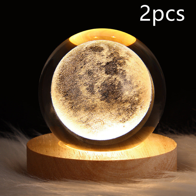 LED Night Light Galaxy Crystal Ball