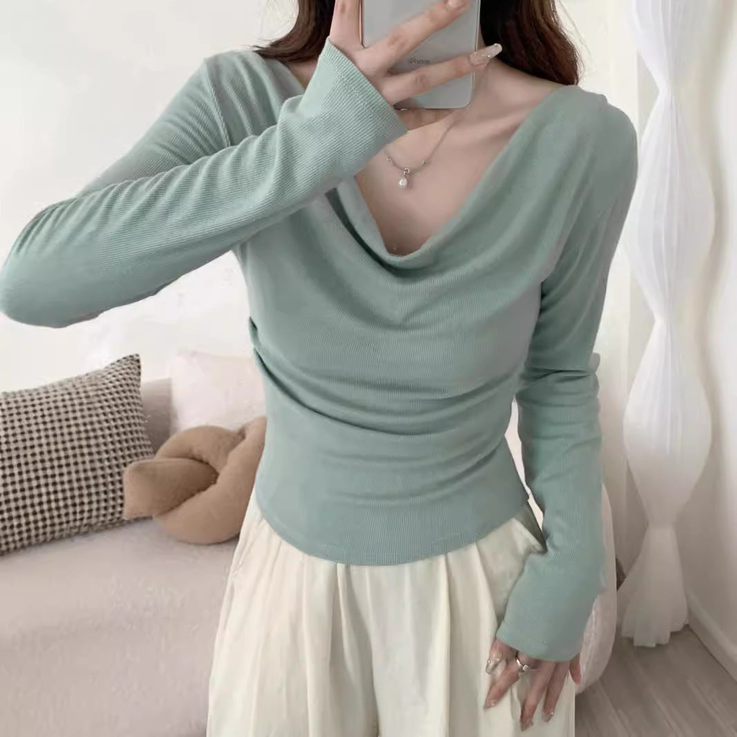 Early Autumn Off-shoulder Top