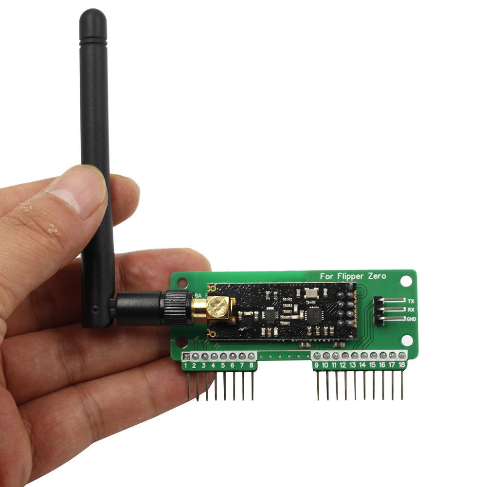 Flipper Zero NRF24 module GPIO for sniffer and mouse jack