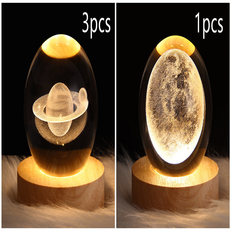 LED Night Light Galaxy Crystal Ball