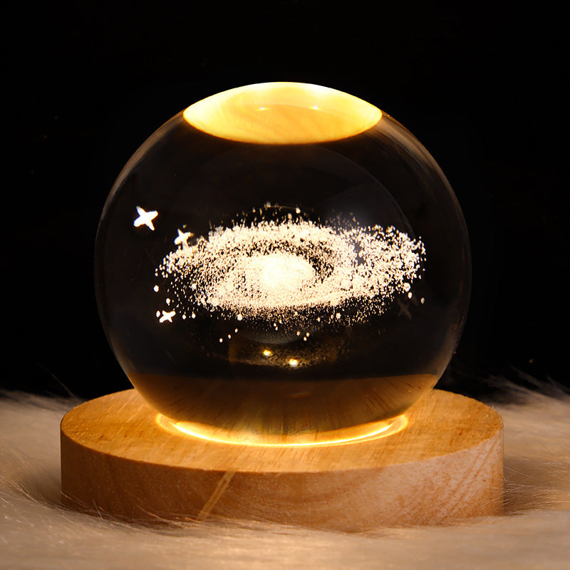 LED Night Light Galaxy Crystal Ball