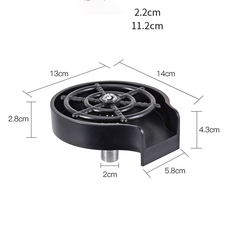 Bar Counter Cup Washer, Sink High-pressure Spray