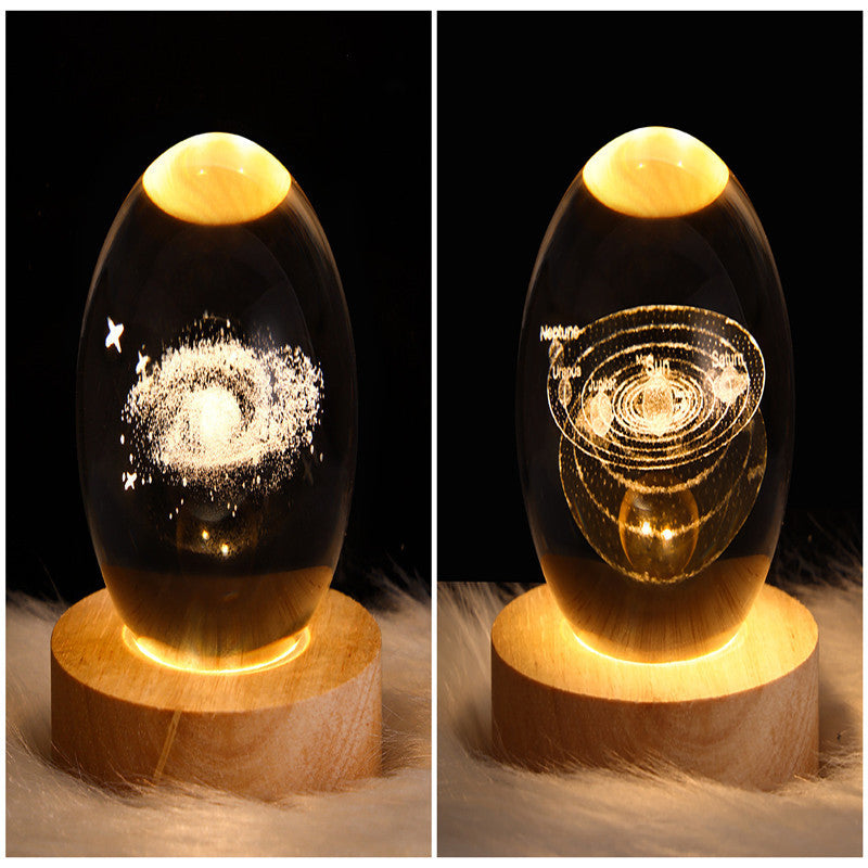 LED Night Light Galaxy Crystal Ball