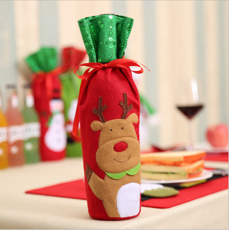 Christmas Decorations Christmas Wine Bottle Socks