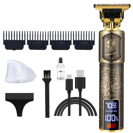 Carving Oil Head Hair Clipper Electric Clipper Electrical Hair Cutter