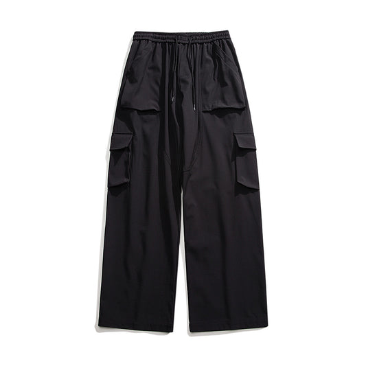 Loose Straight Track Pants