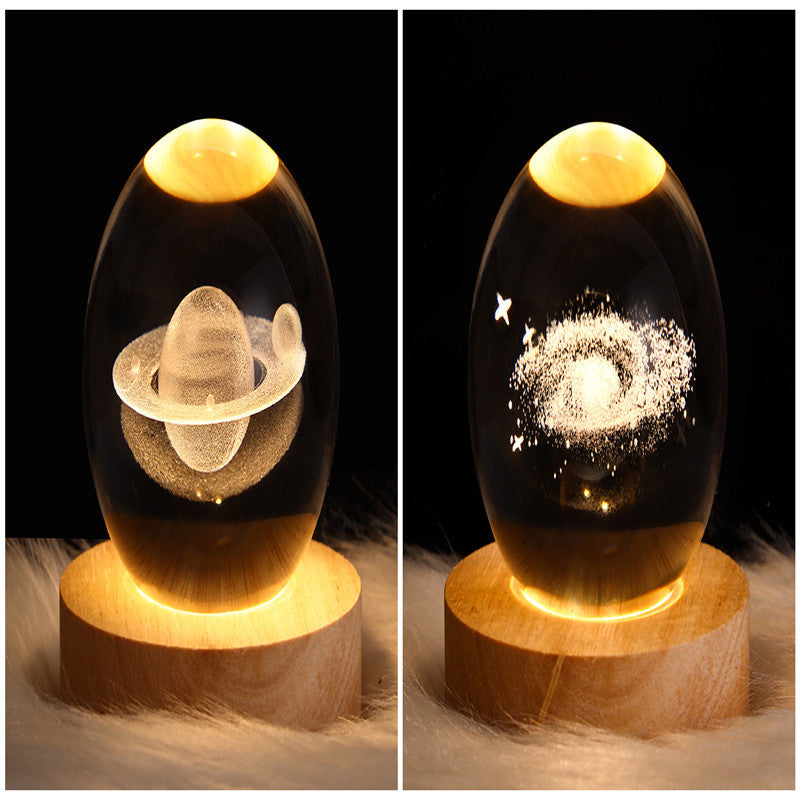 LED Night Light Galaxy Crystal Ball