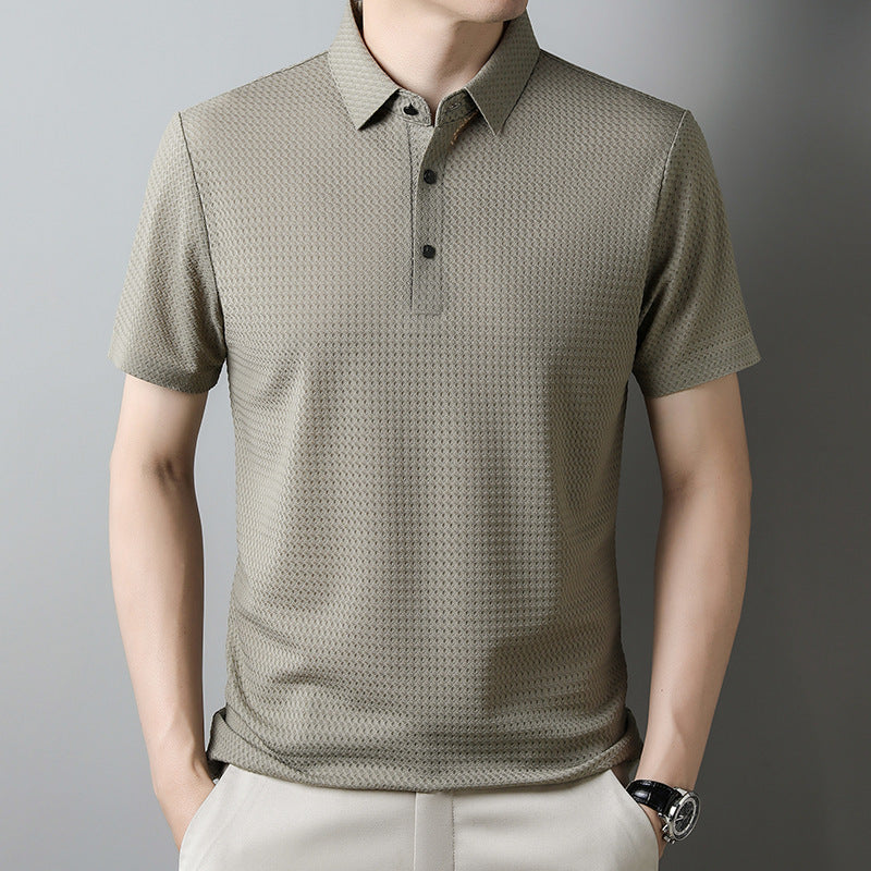 Casual Polo Collar Polo Shirt