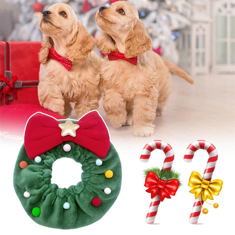 Christmas Pet Bow-knot Collar Friendly To Skin