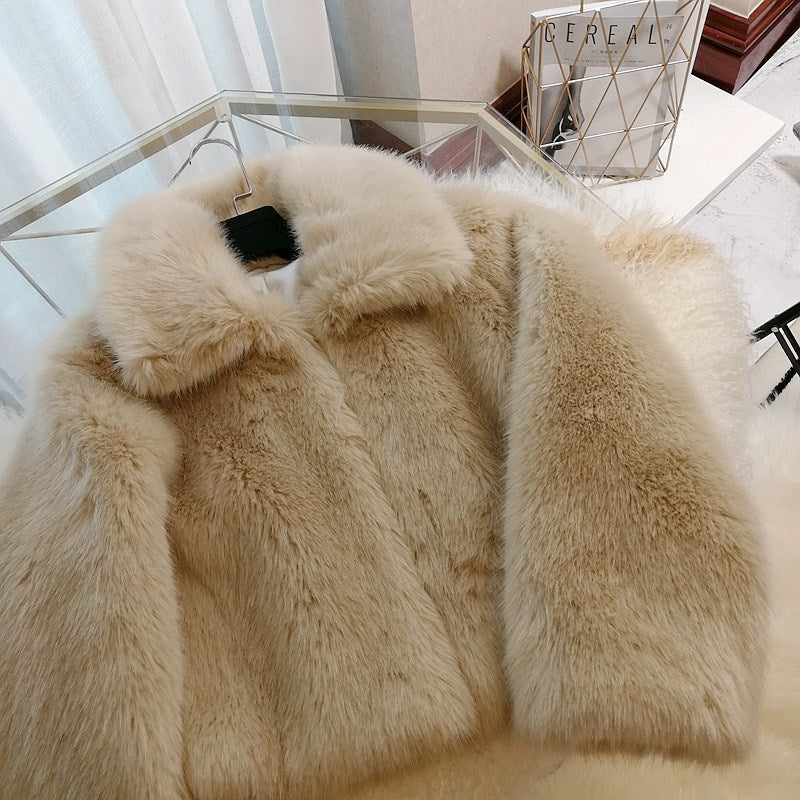 Thin And Thick Warm Fur Coat