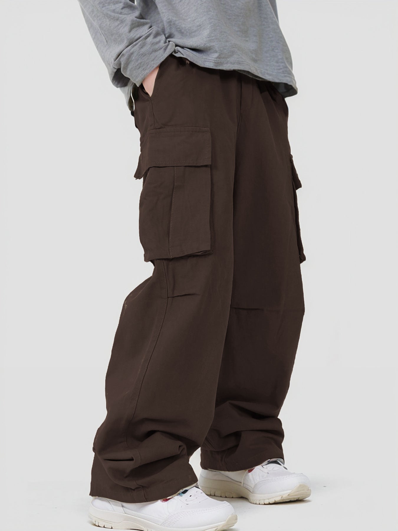 Loose Straight Track Pants