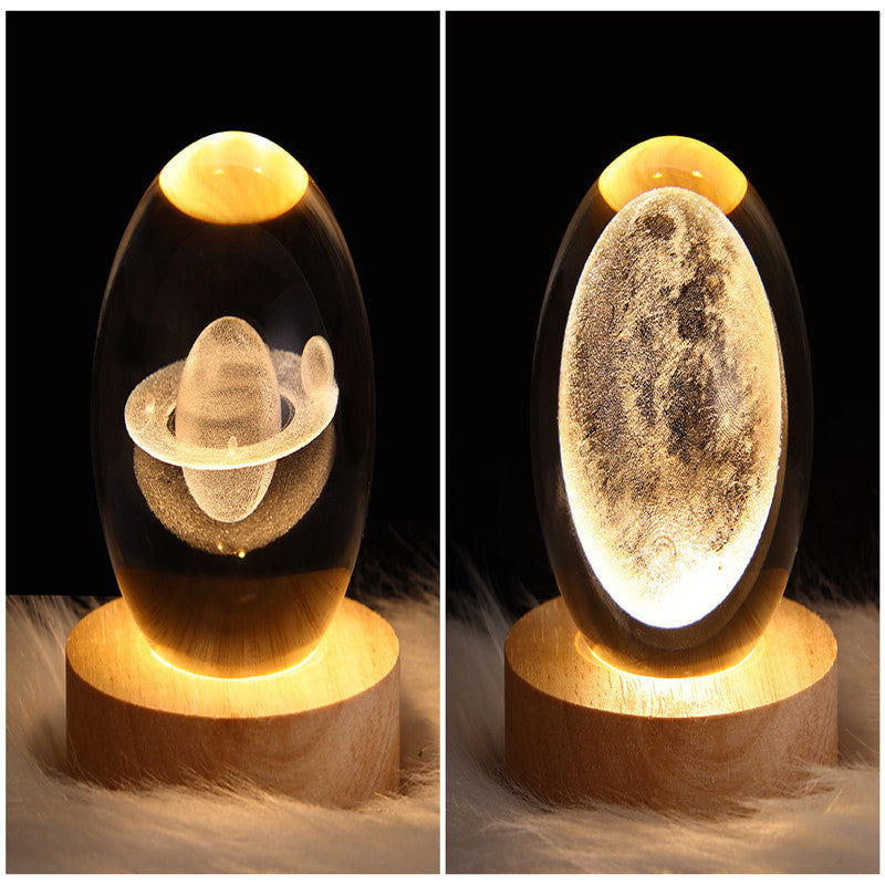 LED Night Light Galaxy Crystal Ball