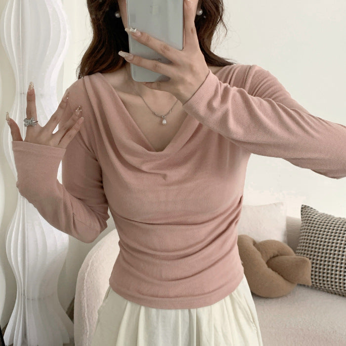 Early Autumn Off-shoulder Top