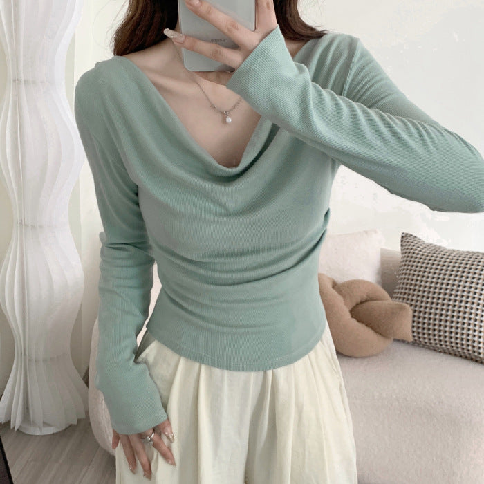 Early Autumn Off-shoulder Top