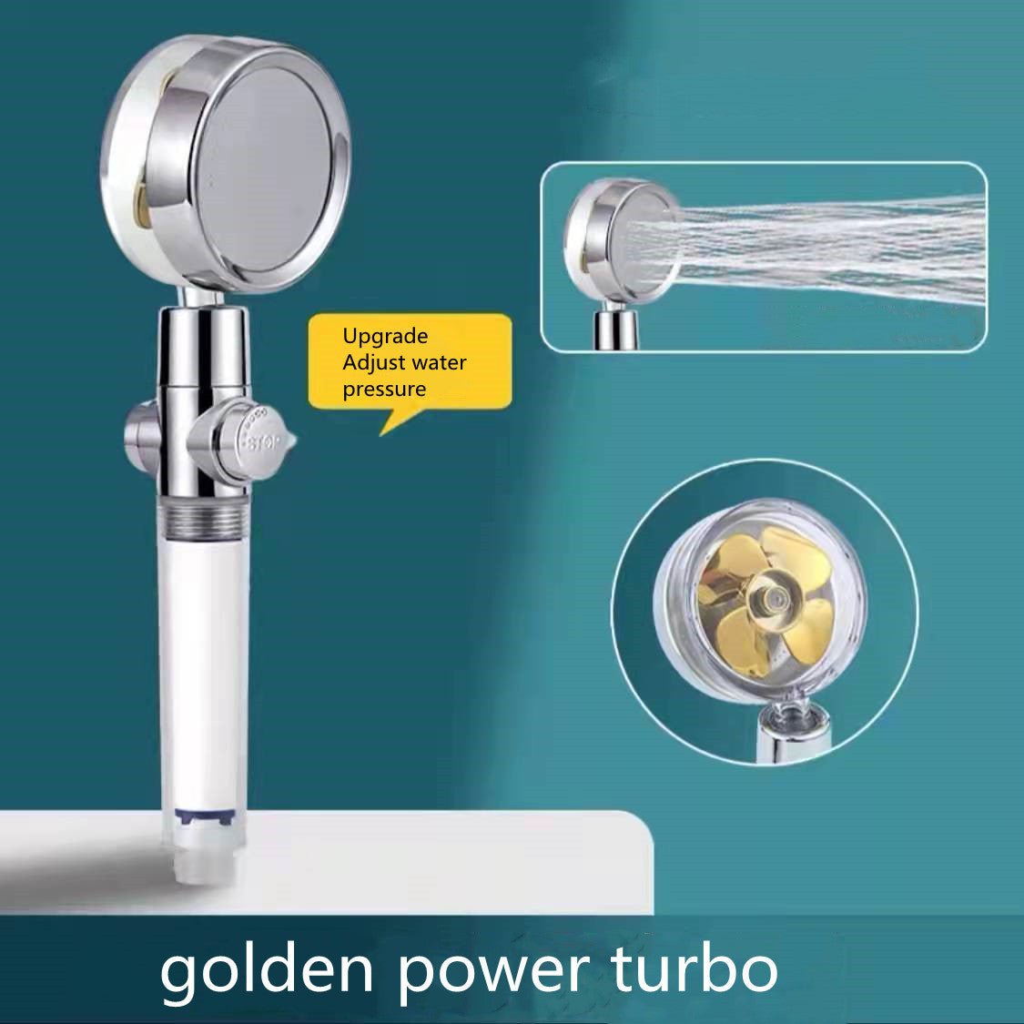 Shower Head Water Saving Flow 360 Degrees