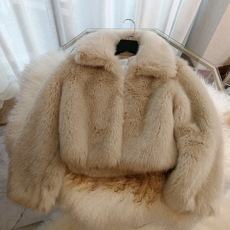 Thin And Thick Warm Fur Coat